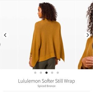 Lululemon Softer Still Wrap Spiced Bronze NWT size XS/S